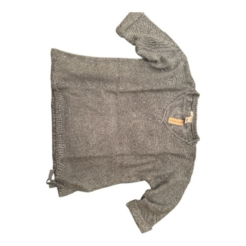 DKNY Charcoal V-Neck Women’s Sequin Sweater